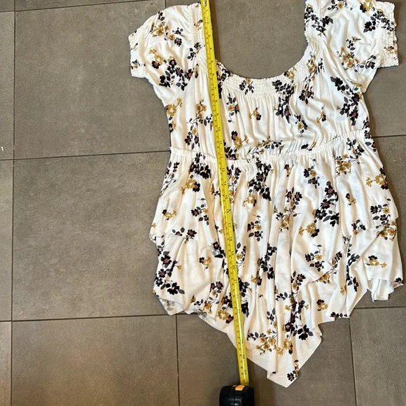 Free People Floral Print Top - Picture 6 of 10